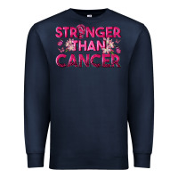 Navy Stronger Than Cancer Premium Sweatshirt - texasbilliewilder