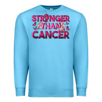 Ocean Blue Stronger Than Cancer Premium Sweatshirt - texasbilliewilder