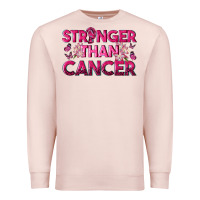 Pale Pink Stronger Than Cancer Premium Sweatshirt - texasbilliewilder