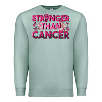 Seafoam Stronger Than Cancer Premium Sweatshirt - texasbilliewilder