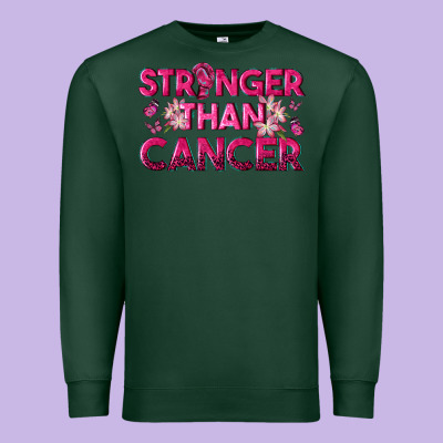 Stronger Than Cancer Premium Sweatshirt Designed By Texasbilliewilder