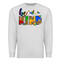 Dove Grey be kind Premium Sweatshirt - Zillion Design Studio