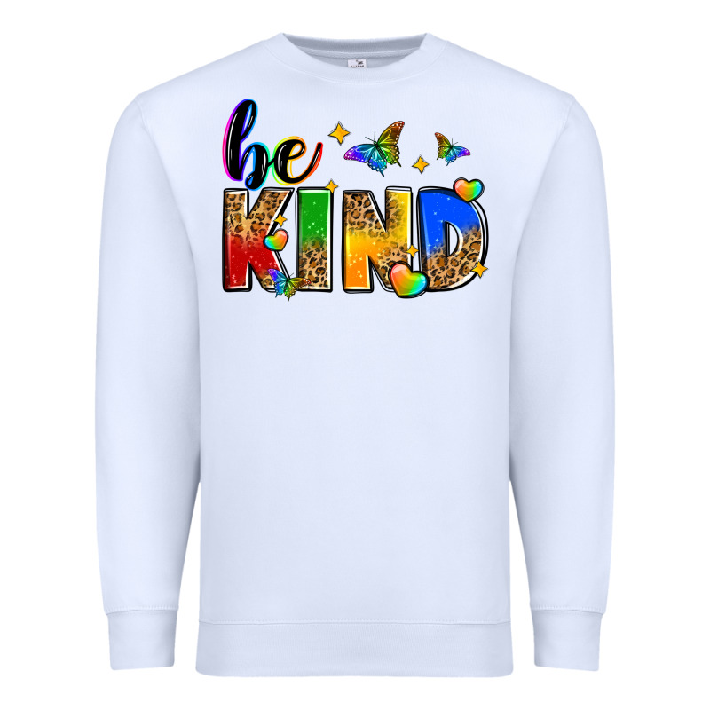 Be Kind Premium Sweatshirt by Zillion Design Studio | Teevron