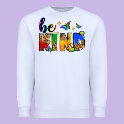 Be Kind Premium Sweatshirt Designed By Zillion Design Studio