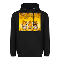 Black bumble bee gnomes Heavyweight Hoodie - Zillion Design Studio