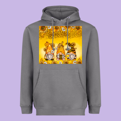 Heavyweight Hoodie bumble bee gnomes