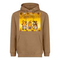 Toasted Coconut bumble bee gnomes Heavyweight Hoodie - Zillion Design Studio