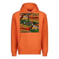 Carrot christmas school bus seamless pattern Premium Hoodie - BundleAndBundleShop