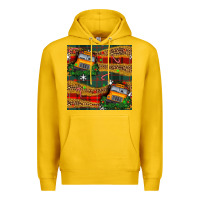 Lemon christmas school bus seamless pattern Premium Hoodie - BundleAndBundleShop