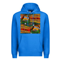 True Royal christmas school bus seamless pattern Premium Hoodie - BundleAndBundleShop