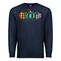 Navy happy fall y'all pumkins Premium Sweatshirt - RanaPortraitStore