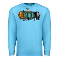 Ocean Blue happy fall y'all pumkins Premium Sweatshirt - RanaPortraitStore