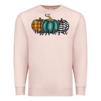 Pale Pink happy fall y'all pumkins Premium Sweatshirt - RanaPortraitStore