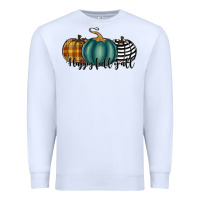 White happy fall y'all pumkins Premium Sweatshirt - RanaPortraitStore