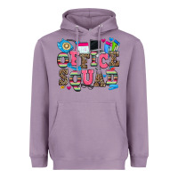 Lavender office squad Heavyweight Hoodie - Zillion Design Studio