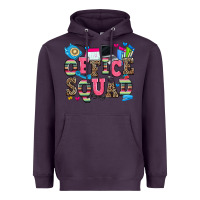 Plum office squad Heavyweight Hoodie - Zillion Design Studio
