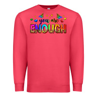 Cardinal you are enough Premium Sweatshirt - Zillion Design Studio