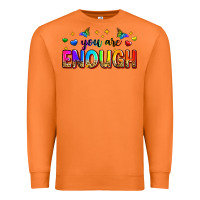 Carrot you are enough Premium Sweatshirt - Zillion Design Studio