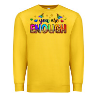 Lemon you are enough Premium Sweatshirt - Zillion Design Studio