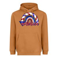 Meerkat America rainbow Heavyweight Hoodie - texasbilliewilder