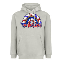 Moon Dust America rainbow Heavyweight Hoodie - texasbilliewilder