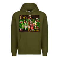 Army Green Christmas cocktail Premium Hoodie - AdoDesignShop