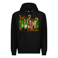 Black Christmas cocktail Premium Hoodie - AdoDesignShop