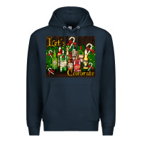 Navy Christmas cocktail Premium Hoodie - AdoDesignShop
