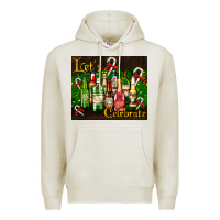 Oatmeal Heather Christmas cocktail Premium Hoodie - AdoDesignShop