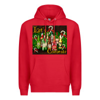 Red Christmas cocktail Premium Hoodie - AdoDesignShop