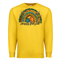 Lemon happy fall y'all rainbow Premium Sweatshirt - RanaPortraitStore