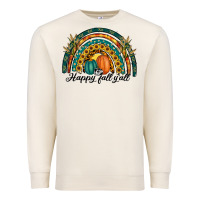 Sandshell happy fall y'all rainbow Premium Sweatshirt - RanaPortraitStore