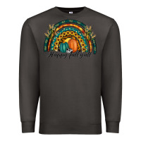 Smoke happy fall y'all rainbow Premium Sweatshirt - RanaPortraitStore