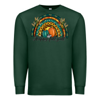 Sports Green happy fall y'all rainbow Premium Sweatshirt - RanaPortraitStore