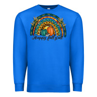 True Royal happy fall y'all rainbow Premium Sweatshirt - RanaPortraitStore
