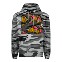Slate Camo flower leopard school bus seamless pattern Premium Hoodie - BundleAndBundleShop