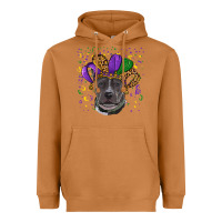 Meerkat mardi gras pitbull Heavyweight Hoodie - RanaPortraitStore