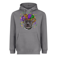 Storm mardi gras pitbull Heavyweight Hoodie - RanaPortraitStore