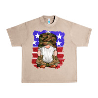 French Oak military gnomes boots american flag Urban Heavy Tee - Artiststas