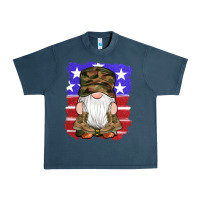 Midnight Navy military gnomes boots american flag Urban Heavy Tee - Artiststas