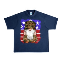 Navy military gnomes boots american flag Urban Heavy Tee - Artiststas