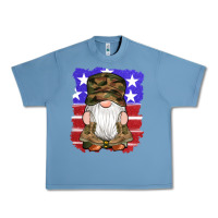 Pebble Blue military gnomes boots american flag Urban Heavy Tee - Artiststas