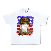 White military gnomes boots american flag Urban Heavy Tee - Artiststas