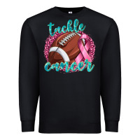 Black Tackle Cancer Football Premium Sweatshirt - texasbilliewilder