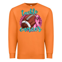 Carrot Tackle Cancer Football Premium Sweatshirt - texasbilliewilder