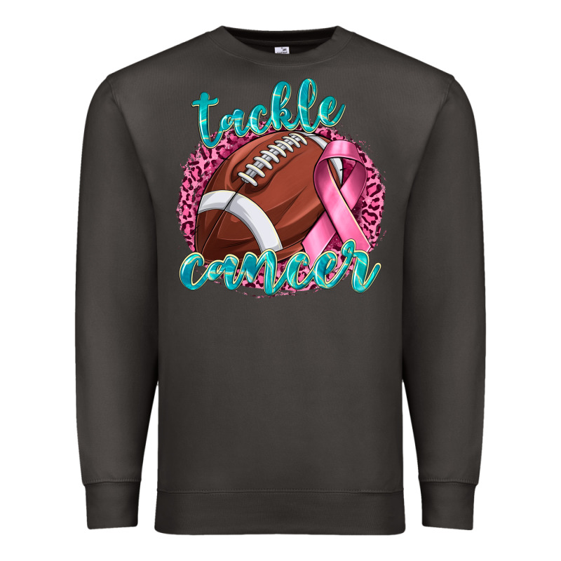 Tackle Cancer Football Premium Sweatshirt by texasbilliewilder | Teevron