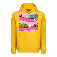 Lemon easter school bus seamless pattern Premium Hoodie - BundleAndBundleShop