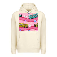 Sandshell easter school bus seamless pattern Premium Hoodie - BundleAndBundleShop