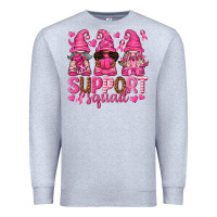 Heather Grey Support Squad with Gnomes Premium Sweatshirt - texasbilliewilder