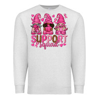 Oatmeal Heather Support Squad with Gnomes Premium Sweatshirt - texasbilliewilder